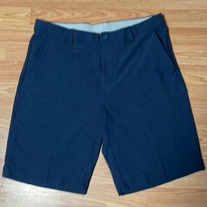 Navy Blue Greg Norman Microlux golf shorts. Size 34